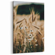 Rustic Farmhouse Decor of Wheat and Daisies – Country Style Wall Art