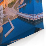Trakai Castle Prints - Baltic Region Art with Winter Aerial View