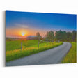 Kentucky Landscapes Wall Art – Bluegrass State Barn and Sunset Scene