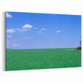 Louisville Skyline Art – Scenic Kentucky Barn and Open Fields Print