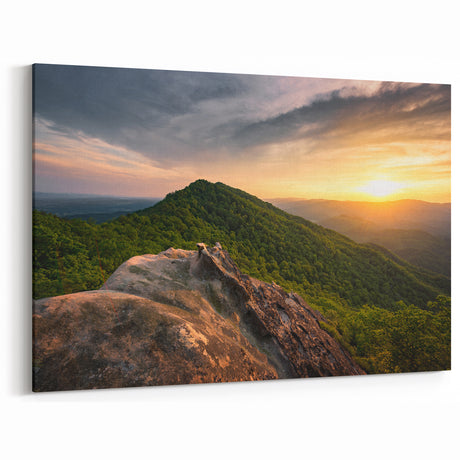 Appalachian Art Kentucky – Scenic Sunset Over Mountain Landscape