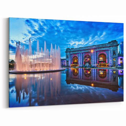 Scenic Kansas City Union Station Wall Art – Vibrant Kansas Canvas Prints