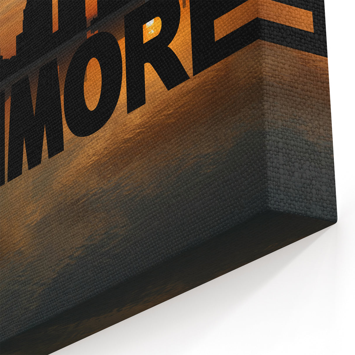 Baltimore Skyline Canvas - Baltimore Harbor Wall Art Sunset Scene