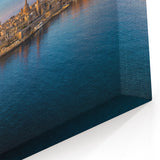 Malta Canvas Prints - Aerial View of Valletta at Sunrise Mediterranean Art