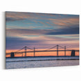 Baltimore Cityscape Art - Harbor Reflection at Sunrise Scene