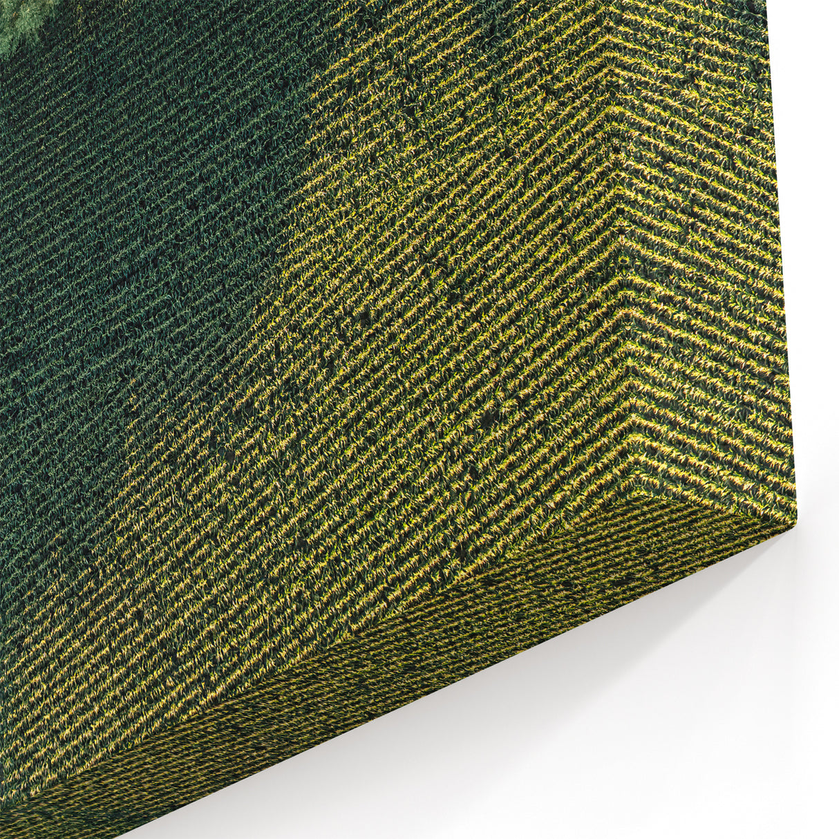 Iowa Photography Art - Aerial View of Cornfields Scenic Iowa Wall Art