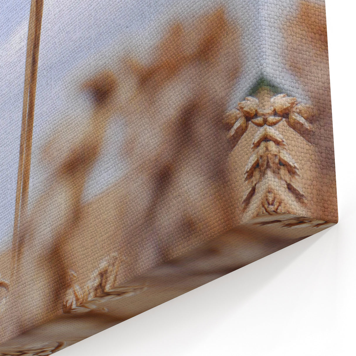 Farmhouse Wall Art – Wheat Stalks Close-Up in Field – Rustic Decor