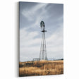 Farmhouse Wall Art – Rustic Windmill in Open Field – Country Style Decor