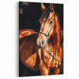 Farmhouse Wall Art – Elegant Horse Portrait – Rustic Country Decor