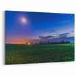 Scenic Indiana Wall Art - Moonlit Rural Landscape Indiana Scenery Prints