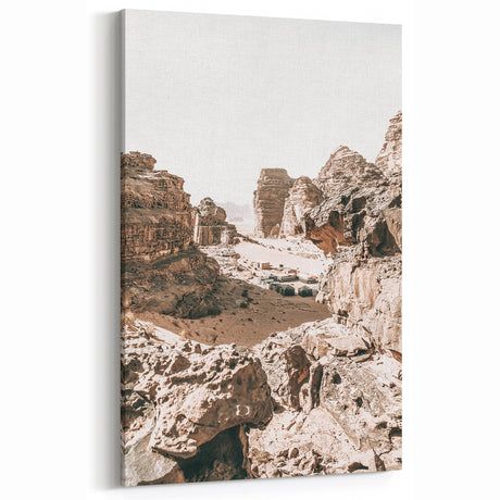 Rustic Desert Camp Art - Vintage Farmhouse Wall Decor Print