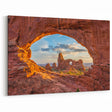 Iconic Rock Formations Wall Art – Arches National Park Scenic Print