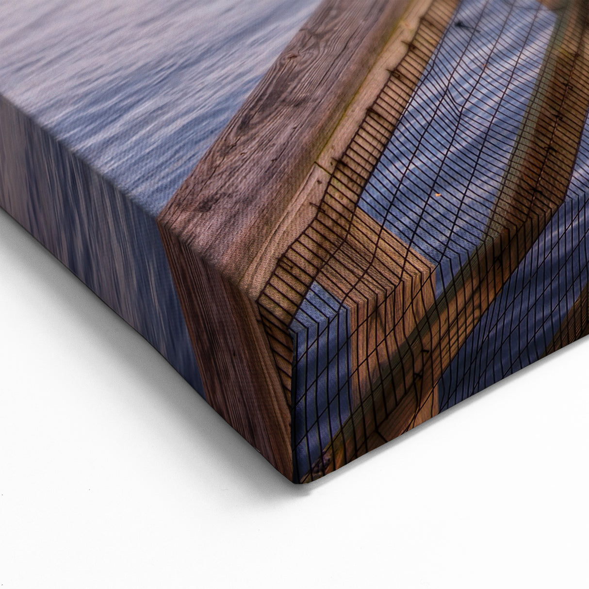 Chesapeake Bay Scenic Art - Peaceful Pier View in Canvas and Framed Prints