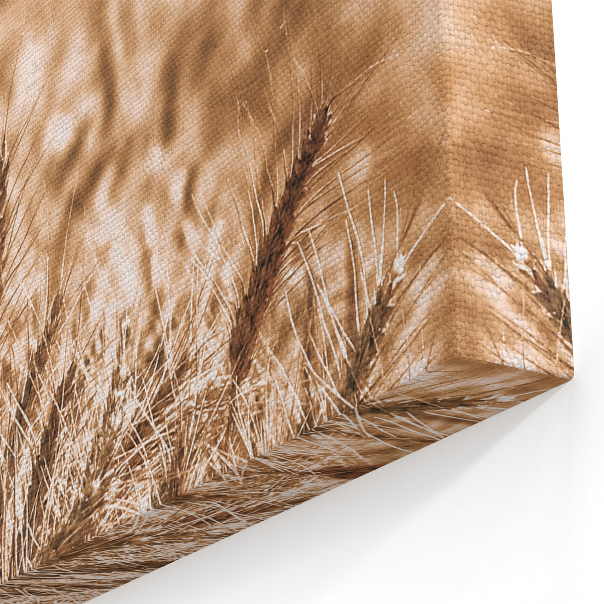 Golden Wheat Field Art - Rustic Farmhouse Wall Decor Print