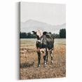 Majestic Cow in Pasture - Rustic Farmhouse Wall Art Print