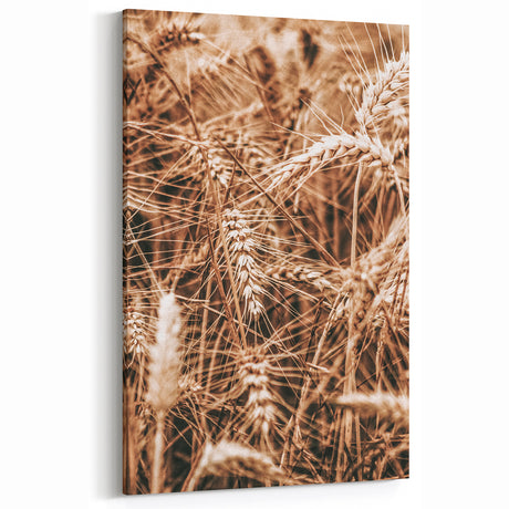 Vintage Farmhouse Wall Art | Rustic Wheat Field | Country Style Decor