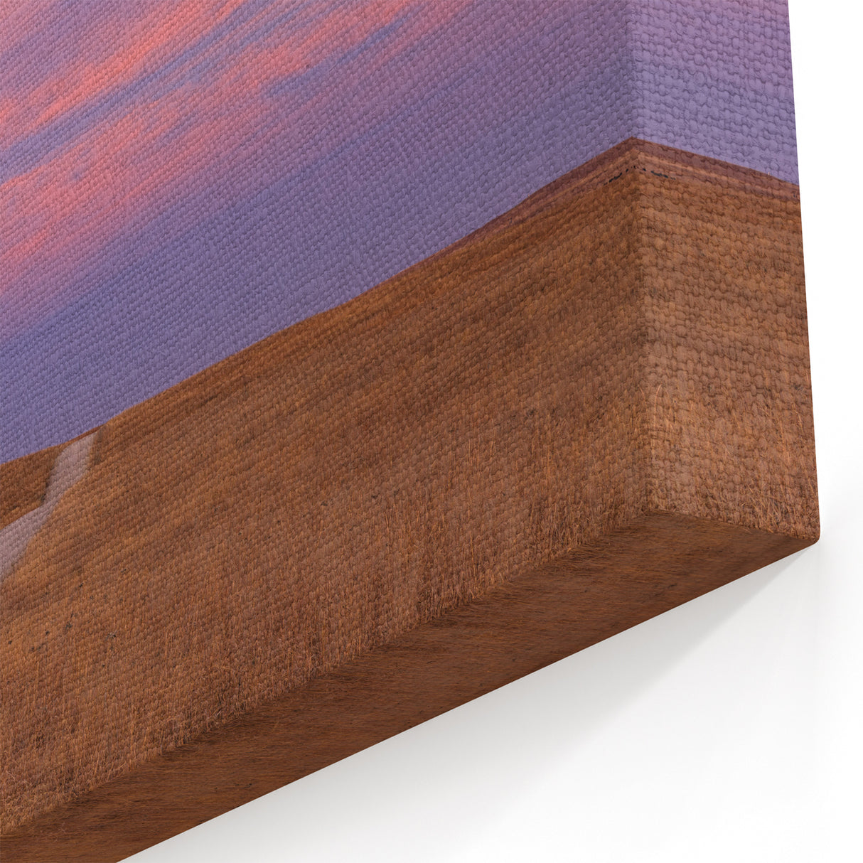 Custom Oklahoma Art - Peaceful Prairie Road at Sunset Wall Print