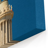 Oklahoma State Art - The Guardian Statue at Oklahoma Capitol Canvas Print