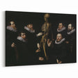 Dark Academia Wall Art – Anatomical Study with Scholars in Gothic Style