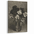 Dark Academia Wall Art – Skull, Quill, and Book Still Life in Gothic Style