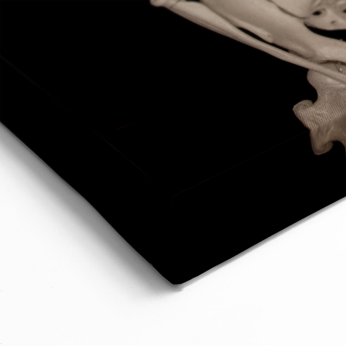 Dark Academia Wall Art – Skeletons with White Rose in Gothic Scene