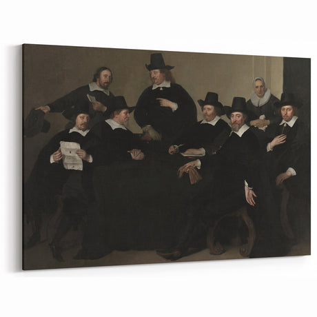Dark Academia Wall Art - Historical Group Portrait - Gothic Vintage Decor