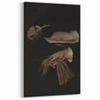 Dark Academia Wall Art - Vintage Gothic Hands with Quill and Letter