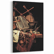 Dark Academia Wall Art - Vintage Gothic Still Life with Instruments