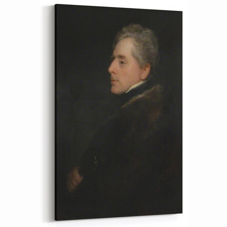 Dark Academia Wall Art - Vintage Gothic Portrait of a Noble Gentleman