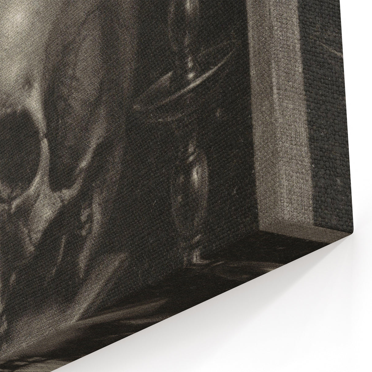 Dark Academia Wall Art - Gothic Skull and Candle Print for Classic Decor