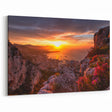 Monaco Landscape Print - Breathtaking Sunset Over Monaco's Scenic Coastline