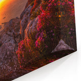 Monaco Landscape Print - Breathtaking Sunset Over Monaco's Scenic Coastline