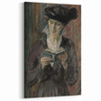 Dark Academia Wall Art: Woman Reading in Shadows, Vintage Gothic Print