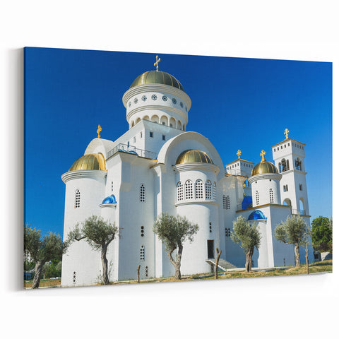 European Scenery Wall Art - Golden Domes of Montenegro’s Cathedral
