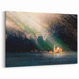 Montenegro Travel Art - Island Church in Dramatic Sunlight