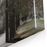 Rustic Winter Forest Wall Art | Farmhouse Nature Scene for Cozy Decor