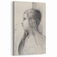 Gothic Wall Art | Vintage Profile Sketch | Medieval Gothic Canvas Prints