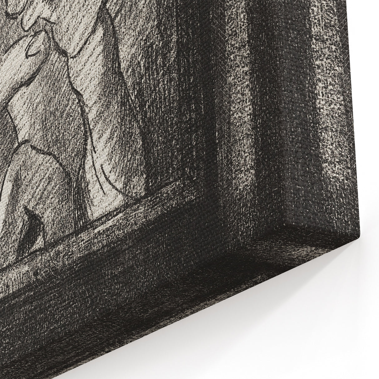Gothic Wall Art | Dark Contemplation Scene | Mysterious Gothic Decor