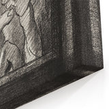 Gothic Wall Art | Dark Contemplation Scene | Mysterious Gothic Decor