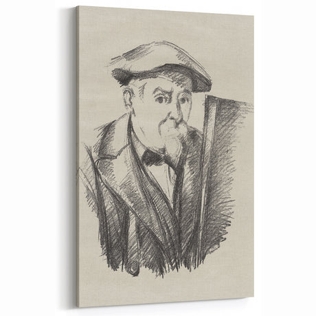 Gothic Wall Art | Vintage Portrait Sketch | Dark Gothic Decor Print