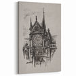 Gothic Cathedral Art | Medieval Architecture Sketch | Gothic Wall Print