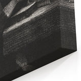 Gothic Wall Art | Dark Academia Art Print of Scholar Reading
