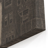 Vintage Gothic Print: Dark Medieval Architecture in Gothic Wall Art