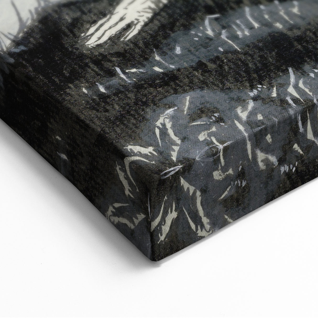 Gothic Wall Art - Mysterious Night Scene with Sleeping Figure in Dark Decor