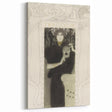 Gothic Wall Art - Tragic Mask and Woman in Vintage Gothic Fantasy Print
