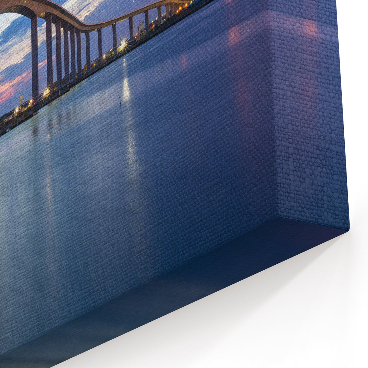 Chesapeake Bay Acrylic Prints - Stunning Bridge at Dusk Scenic Wall Art