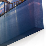 Chesapeake Bay Acrylic Prints - Stunning Bridge at Dusk Scenic Wall Art