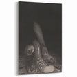 Gothic Wall Art – Dark Gothic Sketch of Feet in Shadowy Detail