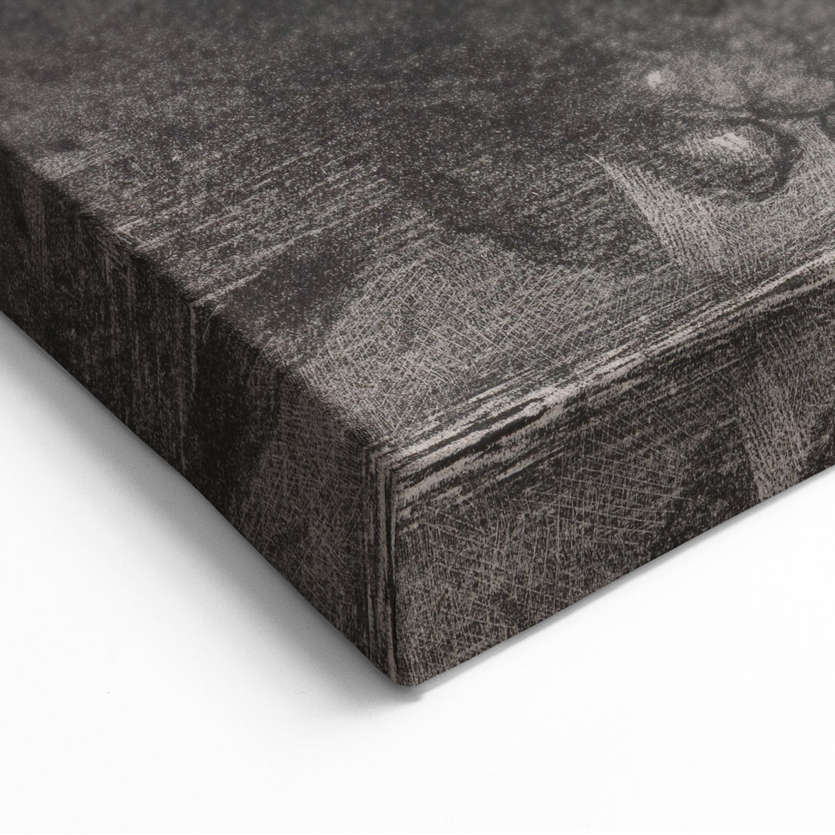 Gothic Wall Art – Dark Gothic Sketch of Feet in Shadowy Detail
