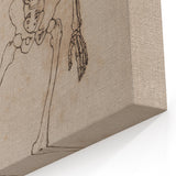 Gothic Wall Art | Skeleton Illustration | Dark Decor Style
